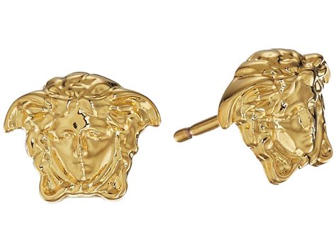 bijoux femme versace|versace gold label earrings.